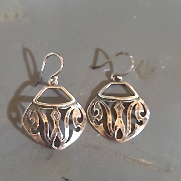 Silpada Sterling Silver 925 Parisian Bistro Earrings W2438 - Picture 2 of 7